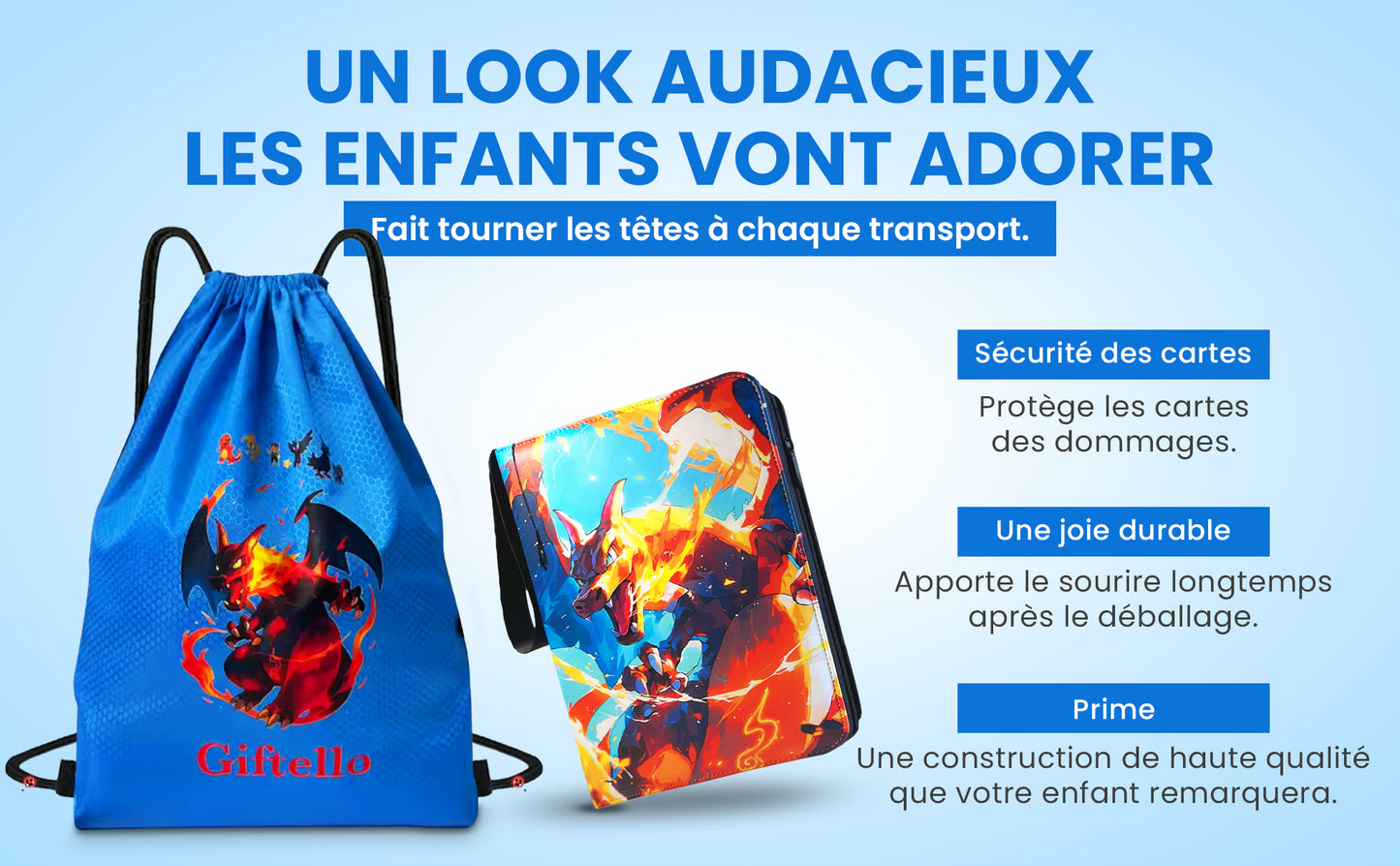 Pack classeur GIFTELLO 900 Cartes à collectionner
